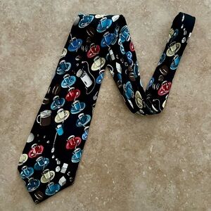 Nicole Miller Vintage 90’s Coffee Men’s Tie